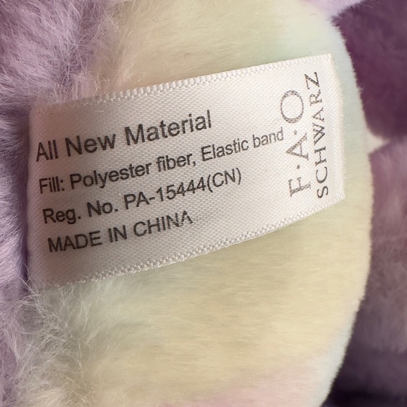FAO Schwarz Glow Brights Kittycorn Plush Lights Sounds Purple Unicorn Cat Purrs - Picture 6 of 7